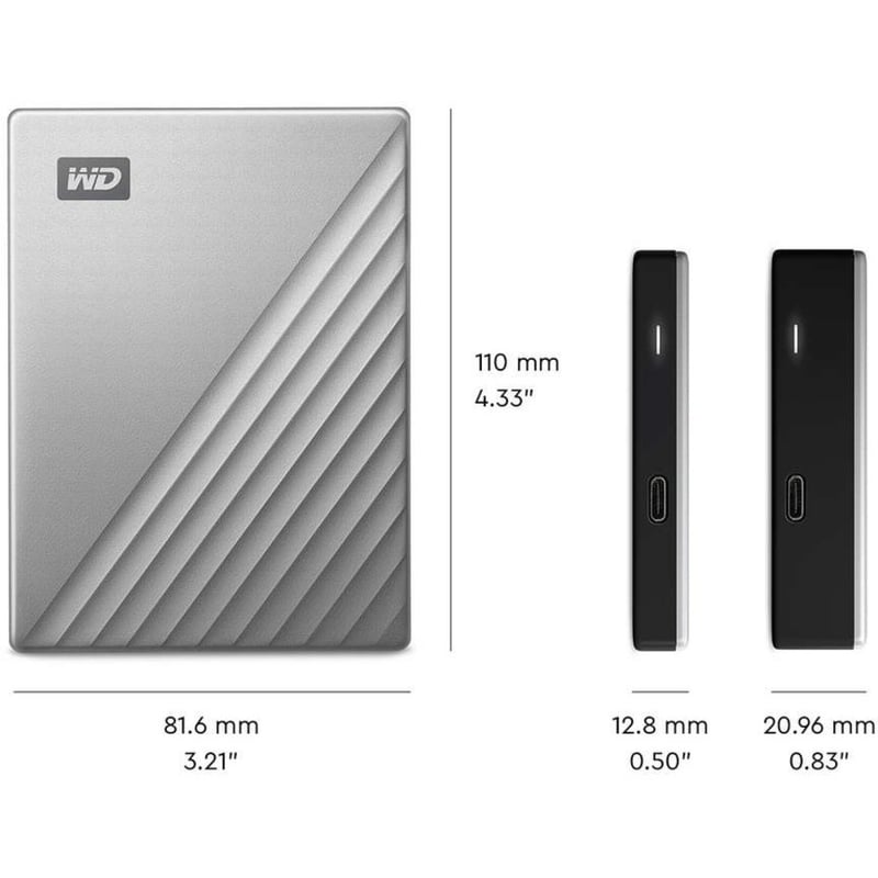 WD MY PASSPORT ULTRA 1 TB PORTABLE HARD DRIVE EXTERNAL - Thumbnail 3