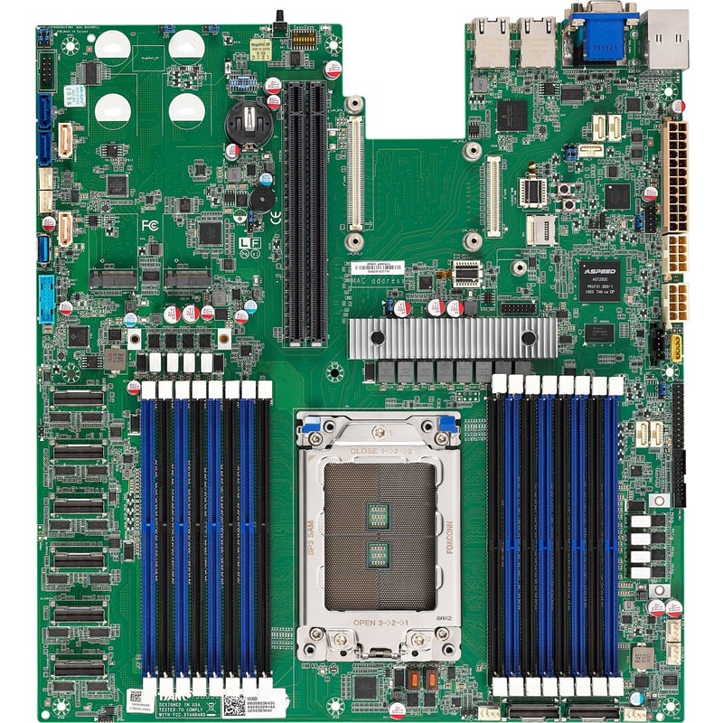 Tyan Tomcat SX S8036 Server Motherboard - AMD Chipset - Socket SP3 - Extended ATX - Thumbnail 1