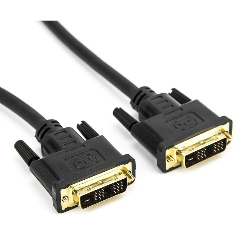 Rocstor Premium 3 ft DVI-D Single Link Cable - M/M - DVI cable for use with Projectors, Video Devices, Monitors, Notebook - 1m - 1 Pack - 1 x DVI-D (Single-Link 18+1) Male Digital Video - 1 x DVI-D (Single-Link) Male Digital Video - Thumbnail 5