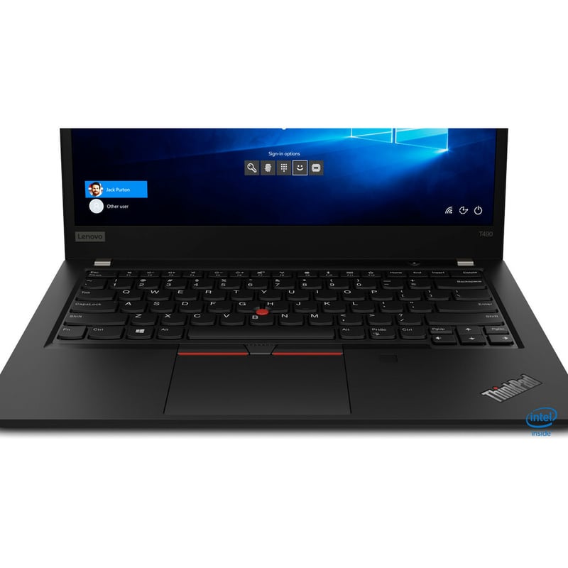 Lenovo ThinkPad T490 20Q90007US 14" Notebook - 1920 x 1080 - Intel Core i7 8th Gen i7-8665U Quad-core (4 Core) 1.90 GHz - 16 GB Total RAM - 512 GB SSD - Glossy Black - Thumbnail 4