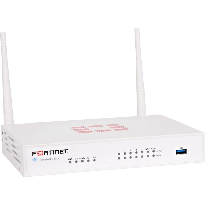 Fortinet FortiWifi FWF-51E Network Security/Firewall Appliance