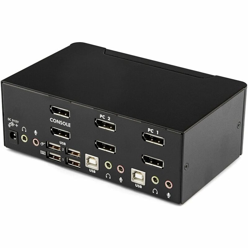 StarTech.com 2 Port DisplayPort Dual-Monitor KVM Switch - DisplayPort KVM - 4K 60 Hz - Thumbnail 5
