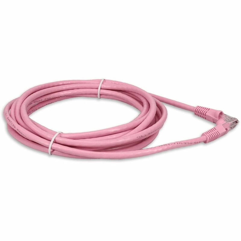 AddOn 20ft Pink CAT 6 PVC Ethernet Cable Snagless Bubble Boot RJ-45 M/M - Thumbnail 4