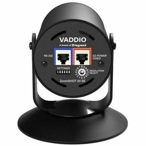 Vaddio ZoomSHOT 20 SE Video Conferencing Camera - 2.1 Megapixel - Black - TAA Compliant - Thumbnail 4
