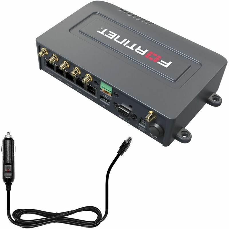 Fortinet FortiExtender FEV-211F Wi-Fi 5 IEEE 802.11a/b/g/n/ac 2 SIM Ethernet, Cellular Modem/Wireless Router - Thumbnail 2