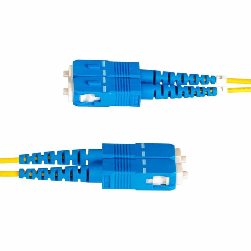 StarTech.com 3m (10ft) LC to SC (UPC) OS2 Single Mode Duplex Fiber Optic Cable, 9/125m, 10G, LSZH Fiber Patch Cord - Thumbnail 4