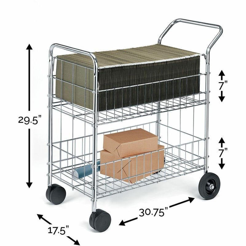 Fellowes Mail Cart - Thumbnail 2