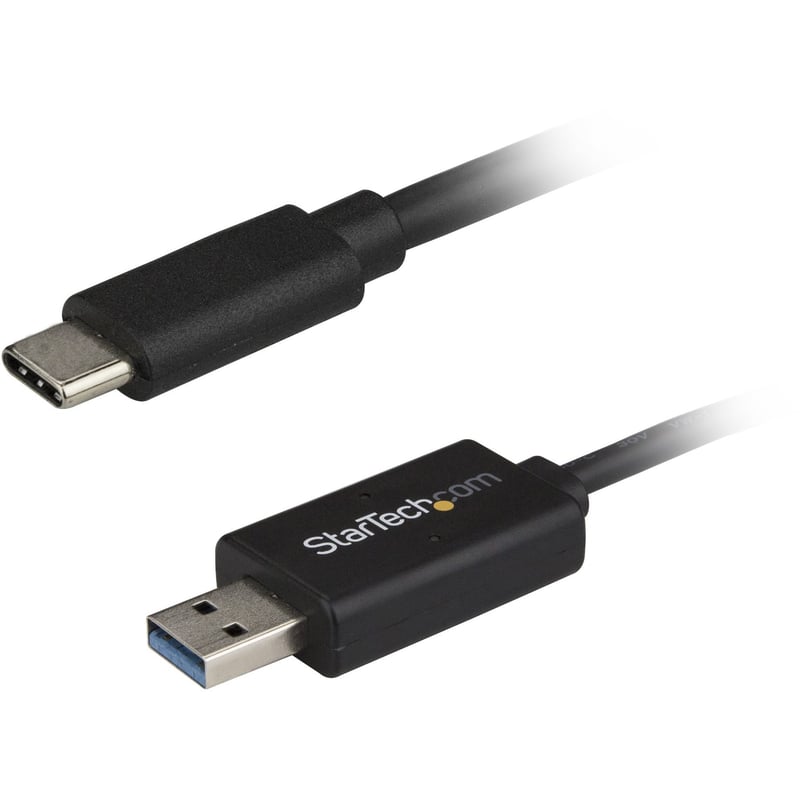 StarTech.com USB C to USB 3.0 Data Transfer Cable - Mac / Windows - Windows Easy Transfer Cable - Mac Data Transfer - 2m (6ft) - Thumbnail 1