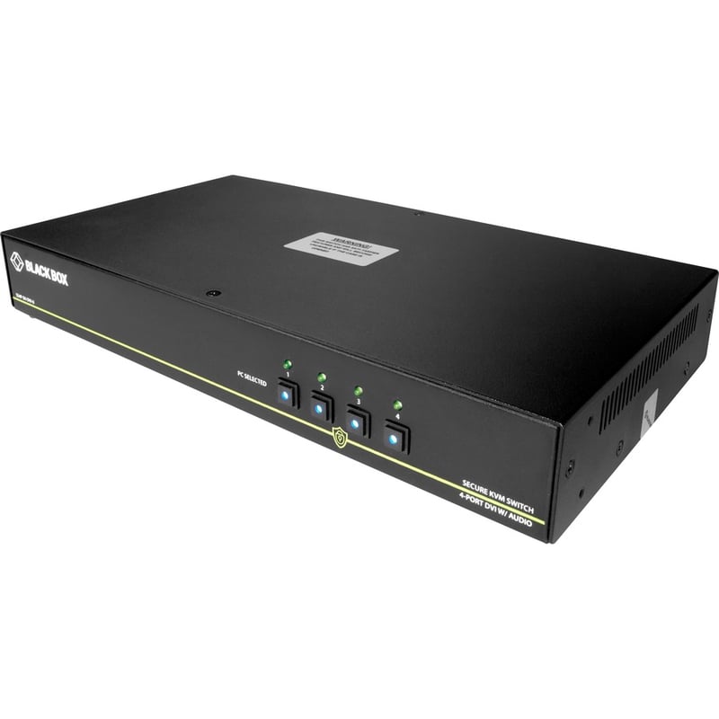 Black Box NIAP 3.0 Secure 4-Port Single-Head DVI-I KVM Switch - Thumbnail 5