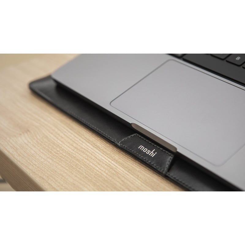 Moshi Muse Carrying Case (Sleeve) for 14" Notebook - Jet Black - Thumbnail 4