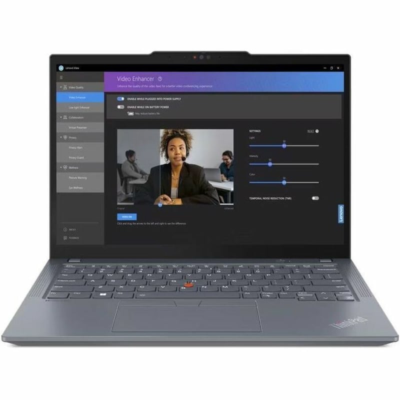 Lenovo ThinkPad X13 Gen 4 21EX0007US 13.3" Notebook - WUXGA - 1920 x 1200 - Intel Core i7 13th Gen i7-1365U Deca-core (10 Core) - 16 GB Total RAM - 16 GB On-board Memory - 512 GB SSD - Storm Gray - Thumbnail 2
