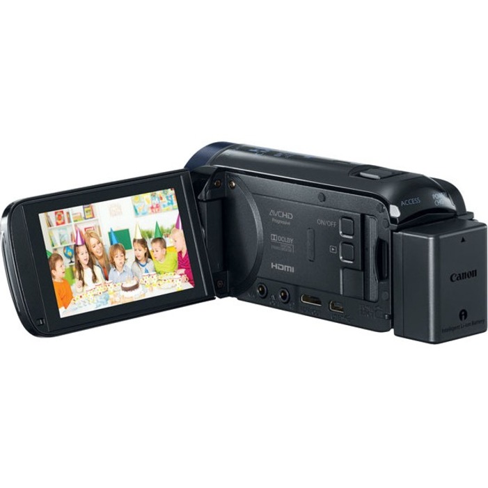 Canon VIXIA HF R60 Digital Camcorder - 3" LCD Touchscreen - 1/4.85" HD CMOS - Full HD - Black - Thumbnail 3