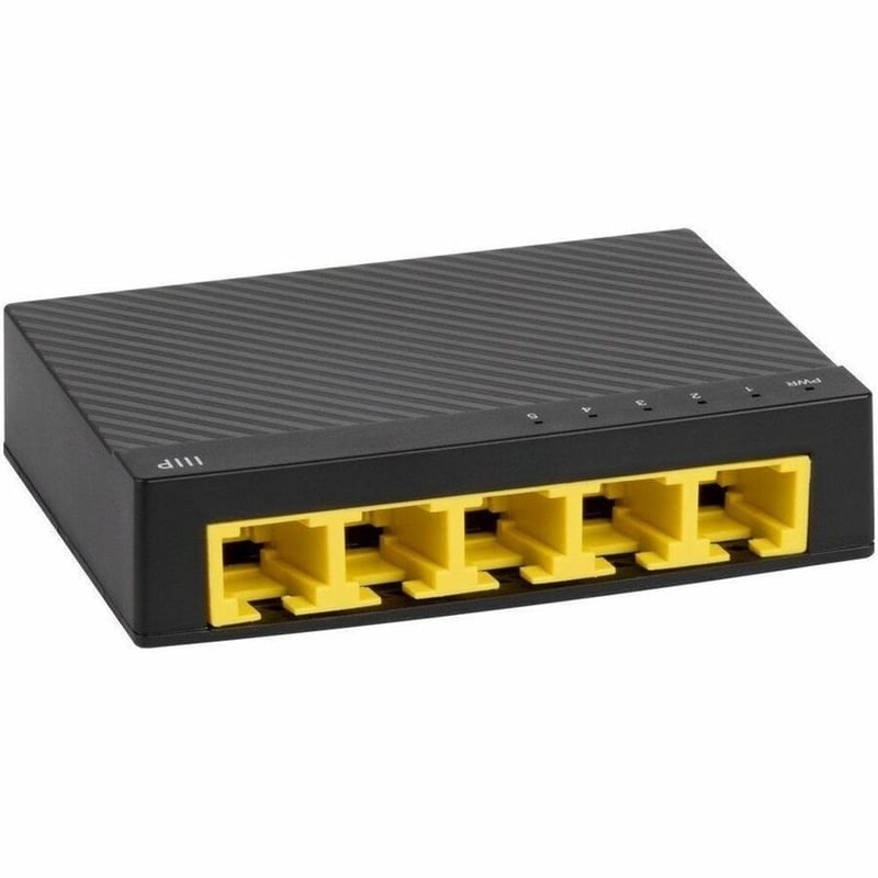 FIVE 10/100/1000MBPS RJ45 GIGABIT ETHERNET PORTS; PLUG AND PLAY; SUPPORTS AUTO N - Thumbnail 1