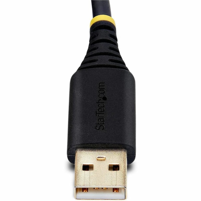 StarTech.com 10ft (3m) USB to Null Modem Serial Adapter Cable, COM Retention, FTDI, RS232, Changeable DB9 Screws/Nuts, Windows/macOS/Linux - Thumbnail 5