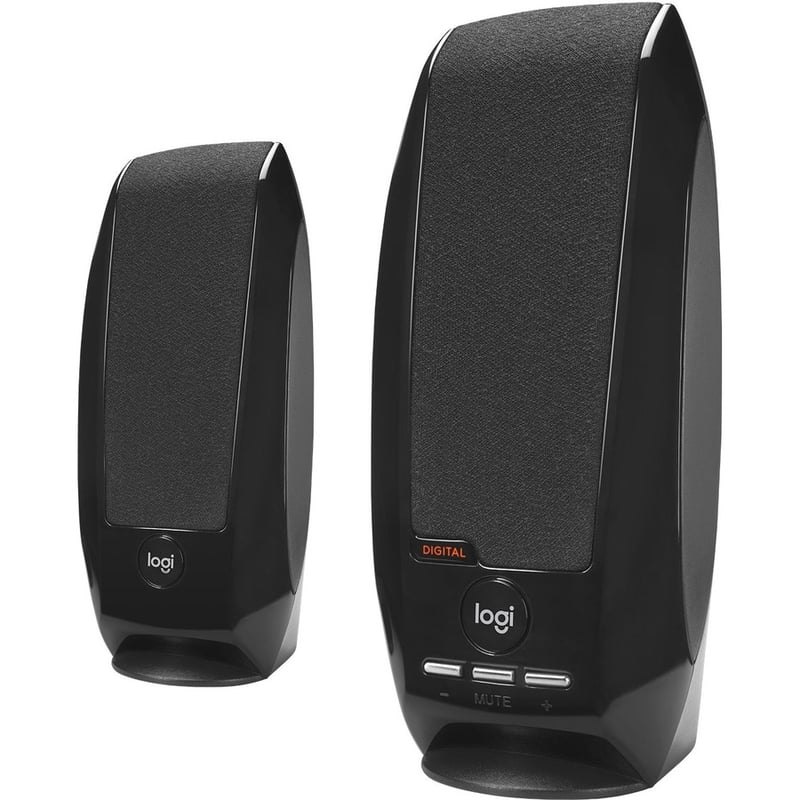 Logitech S-150 2.0 Speaker System - 1.20 W RMS - Black - Thumbnail 3