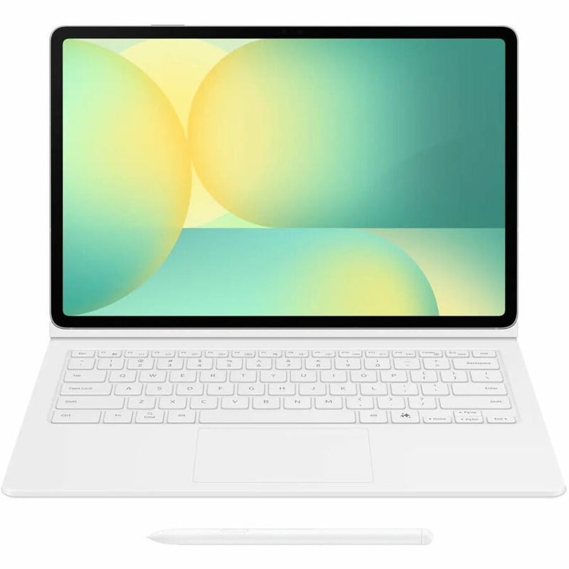 Samsung Book Cover Carrying Case Samsung Galaxy Tab S10 FE+ - White - Thumbnail 5