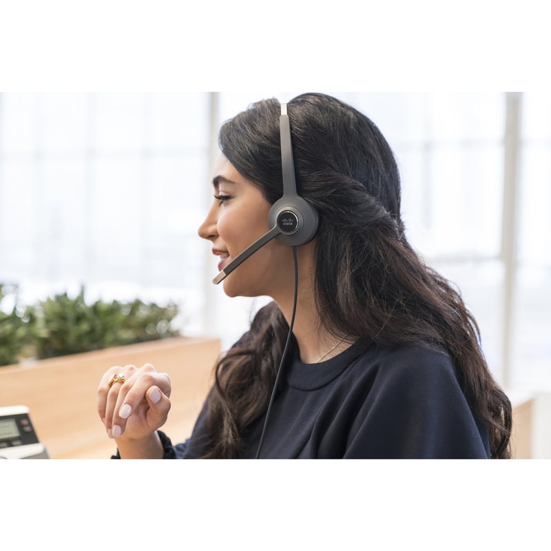 Cisco Headset 532 (Wired Dual with USB Headset Adapter) - Thumbnail 3