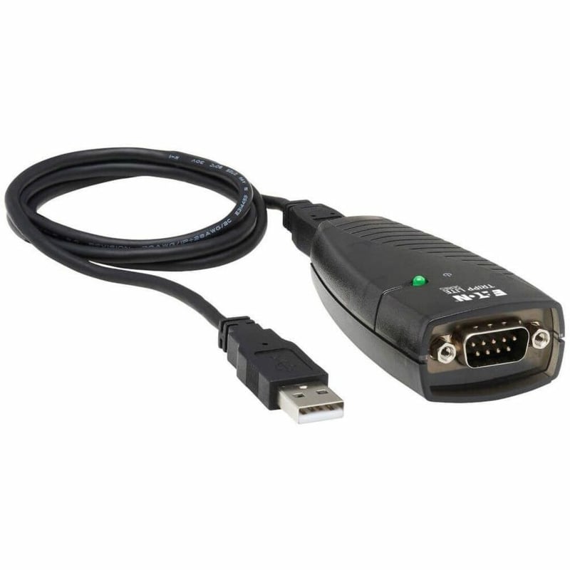 Tripp Lite by Eaton Keyspan USB to Serial Adapter - USB-A Male to DB9 RS232 Male 3 ft. (0.91 m) TAA - Thumbnail 1