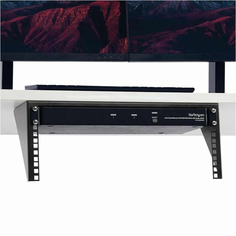 StarTech.com 4U 19in Steel Vertical Wallmount Equipment Rack Bracket - Thumbnail 2