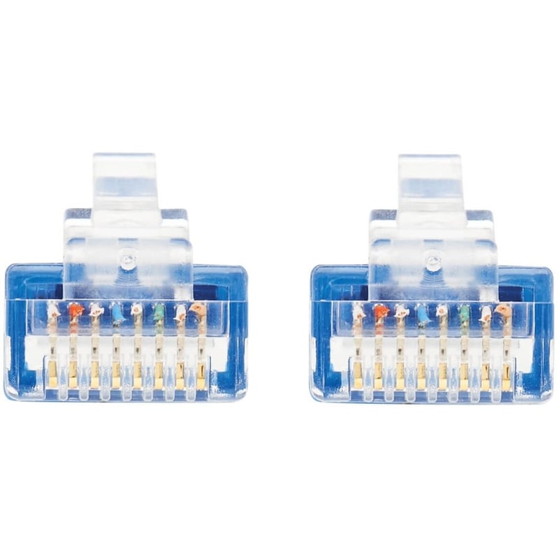 Eaton Tripp Lite Series Cat6a 10G Molded Ultra-Slim UTP Ethernet Cable (RJ45 M/M), Blue, 5 ft. (1.52 m) - Thumbnail 3
