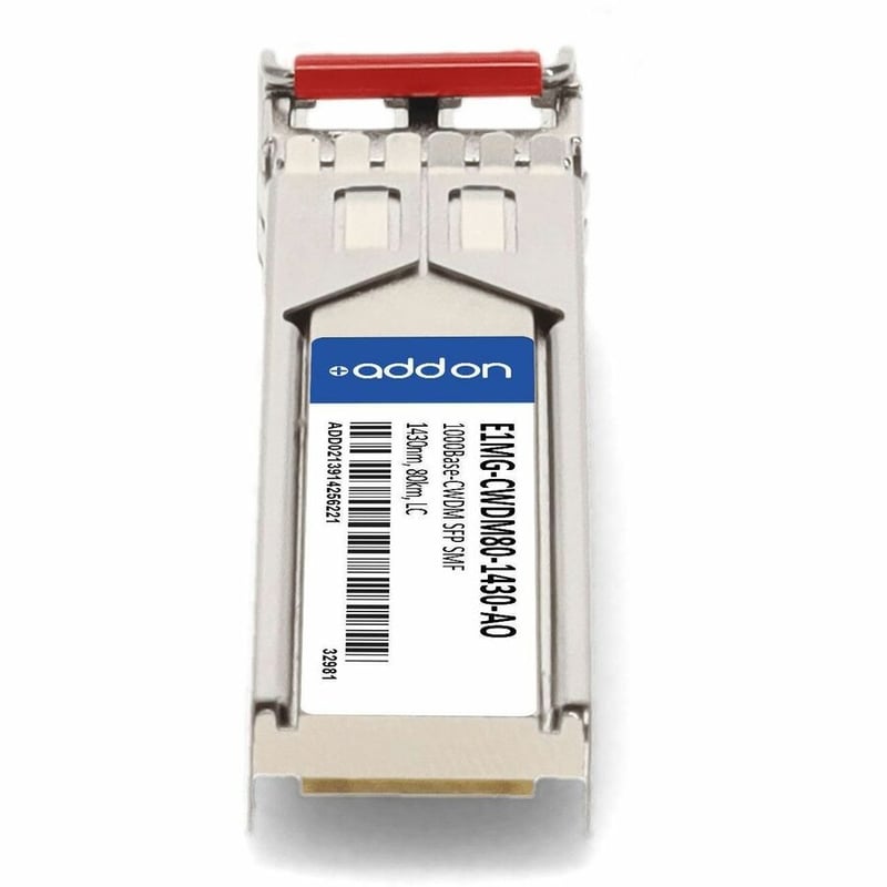 AddOn Brocade® (Formerly) E1MG-CWDM80-1430 Compatible TAA 1000Base-CWDM SFP Transceiver (SMF, 1430nm, 80km, LC, DOM) - Thumbnail 4