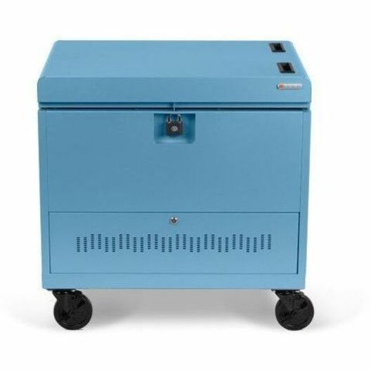 Bretford CUBE Toploader Cart with Caddies PRE-WIRED - Thumbnail 2