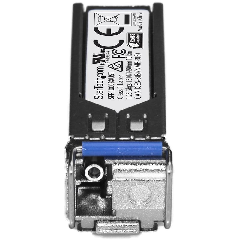 StarTech.com MSA Uncoded SFP Transceiver Module - 1000BASE-BX - 1GbE Gigabit Ethernet BiDi Fiber (SMF) - Thumbnail 3