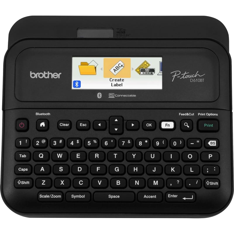 Brother P-Touch PT-D610BT Business Professional Connected Label Maker - Thumbnail 1
