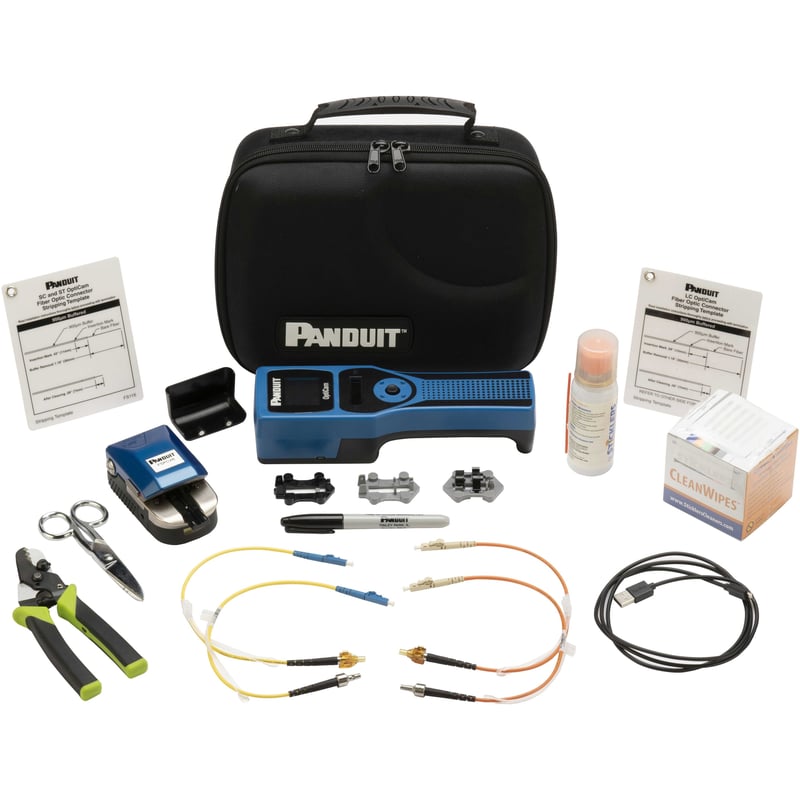 Panduit OptiCam 2 Tool Kit with Precision Rotary Cleaver - Thumbnail 1