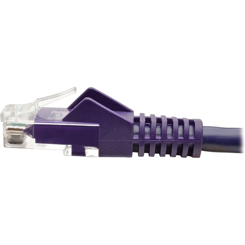 Eaton Tripp Lite Series Cat6 Gigabit Snagless Molded (UTP) Ethernet Cable (RJ45 M/M), PoE, Purple, 50 ft. (15.24 m) - Thumbnail 4