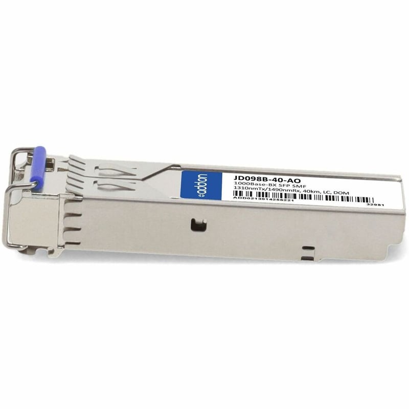 AddOn HP JD098B Compatible TAA Compliant 1000Base-BX SFP Transceiver (SMF, 1310nmTx/1490nmRx, 40km, LC, DOM) - Thumbnail 2