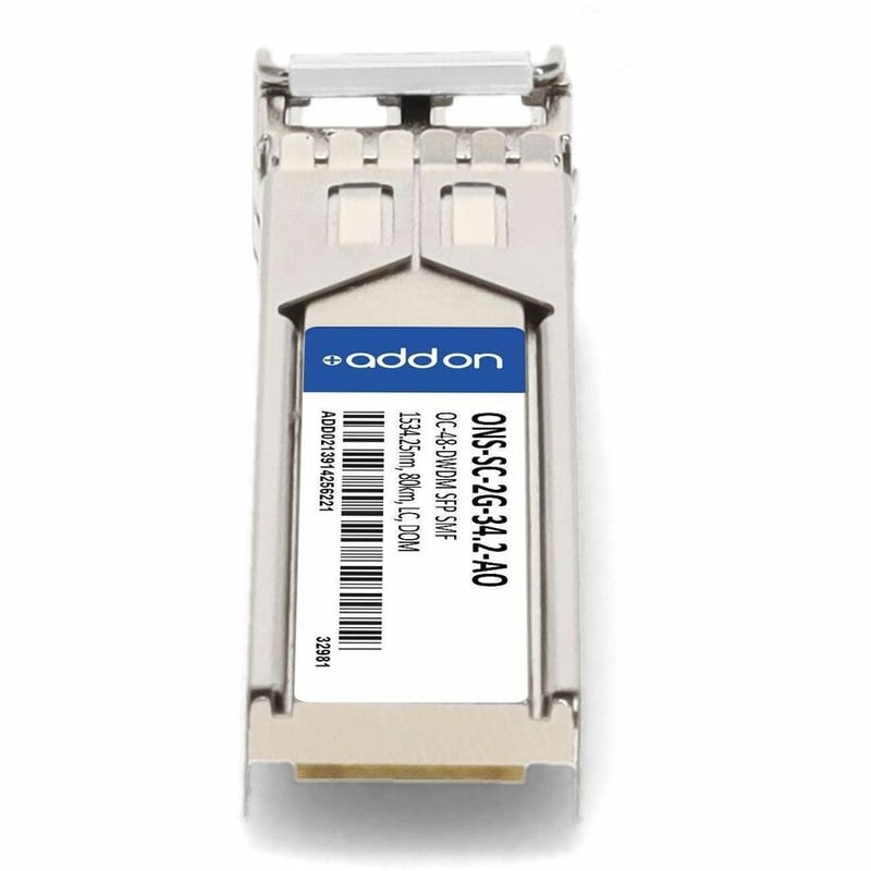 AddOn Cisco® ONS ONS-SC-2G-34.2 Compatible TAA Compliant OC-48-DWDM 100GHz SFP Transceiver (SMF, 1534.25nm, 80km, LC, DOM) - Thumbnail 4