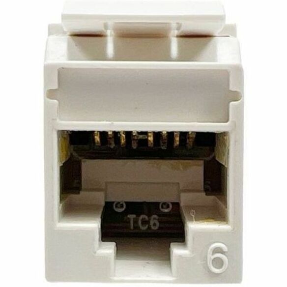 Ortronics Anti-corrosive Keystone Jack, 568a/b Fog White - Thumbnail 4