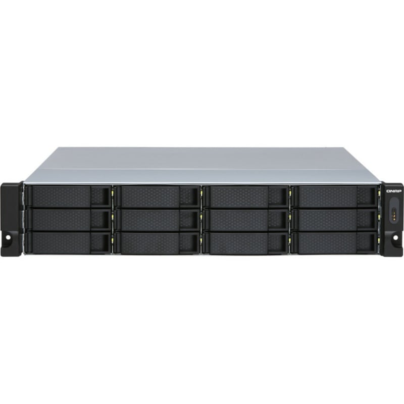 QNAP TL-R1200S-RP Drive Enclosure SATA/600 - Mini-SAS Host Interface - 2U Rack-mountable - Thumbnail 2
