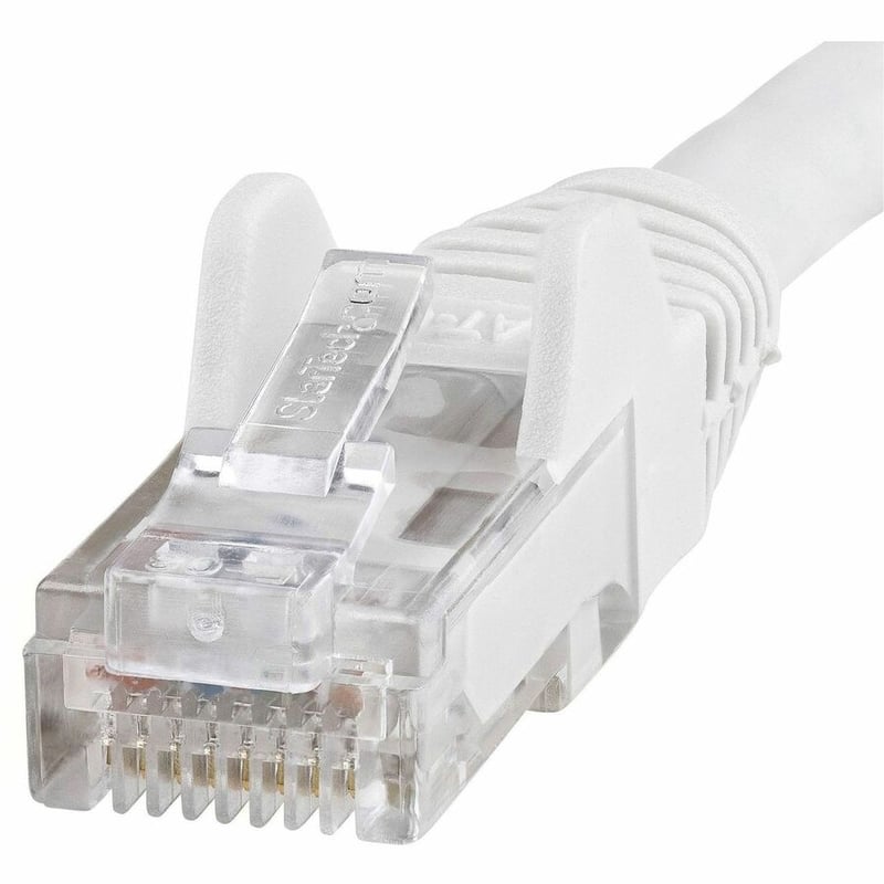 StarTech.com 12ft CAT6 Ethernet Cable - White Snagless Gigabit - 100W PoE UTP 650MHz Category 6 Patch Cord UL Certified Wiring/TIA - Thumbnail 3