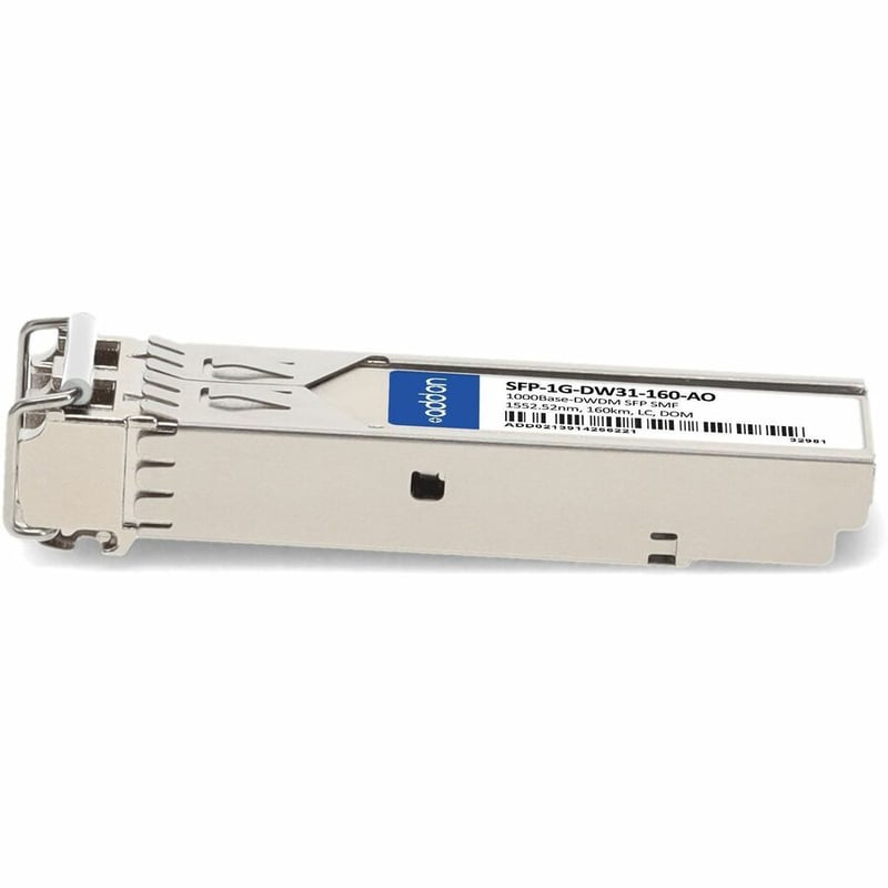 AddOn MSA and TAA 1000Base-DWDM SFP Transceiver C-Band 100GHz (SMF, 1552.52nm, 160km, LC, DOM) - Thumbnail 2