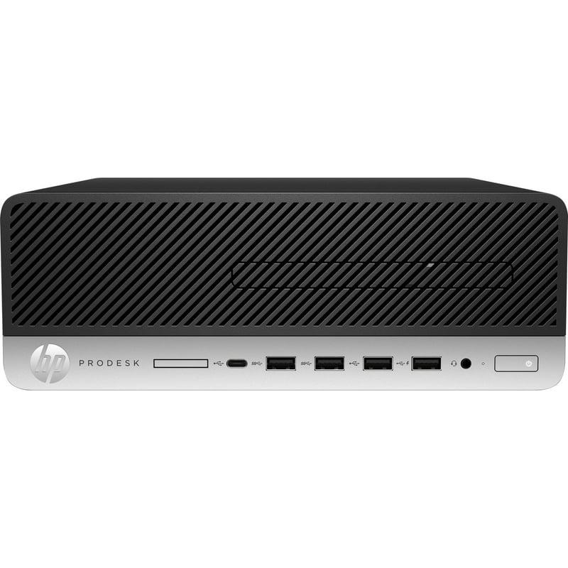 HP Business Desktop ProDesk 600 G5 Desktop Computer - Intel Core i3 9th Gen i3-9100 Quad-core (4 Core) 3.60 GHz - 8 GB RAM DDR4 SDRAM - 500 GB HDD - Small Form Factor - Thumbnail 1