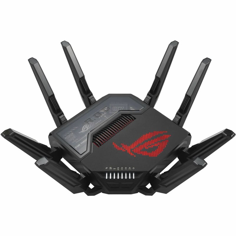 ASUS ROG RAPTURE GT-BE98 PRO QUAD-BAND WF 7 ROUTER SUP 320MHZ - Thumbnail 1