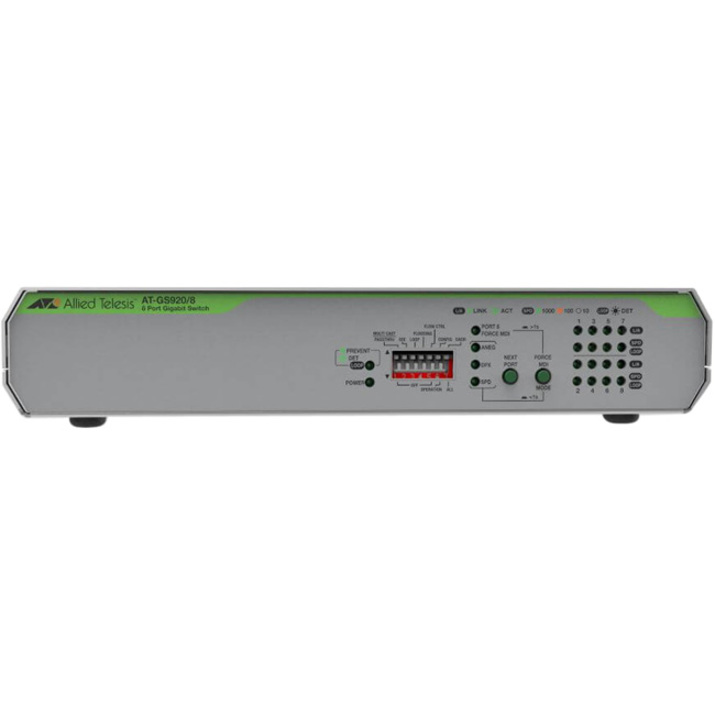 Allied Telesis 8-Port 10/100/1000T UnManaged Switch With Internal PSU - Thumbnail 2