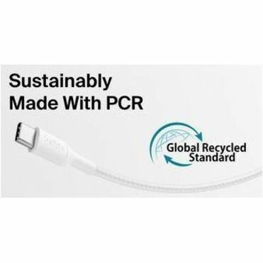 C - C CBL 240W 2.0 BRAIDED PCR 1M WHITE 2PK - Thumbnail 2