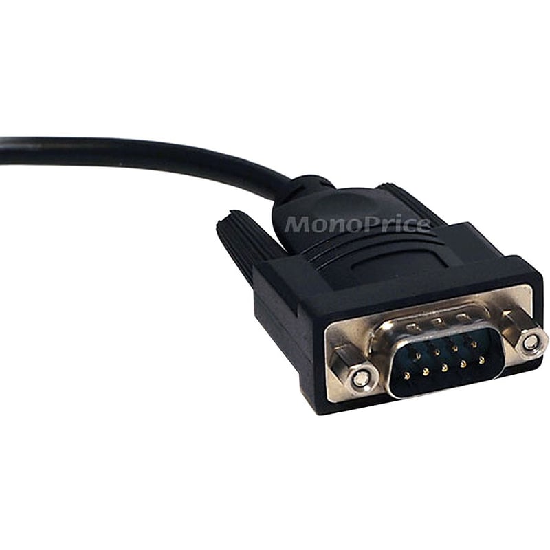 Monoprice USB to Serial Convert Cable ( DB9M / USB A Male) - 3FT - Thumbnail 2