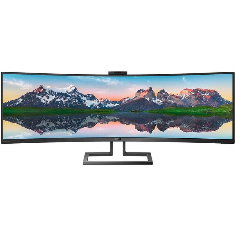 PHILIPS 499P9H - 49" Monitor, Curved, LED, DQHD (5120x1440), USB-C, RJ45, USB-Hub, 4 Year Manufacturer Warranty - Thumbnail 3