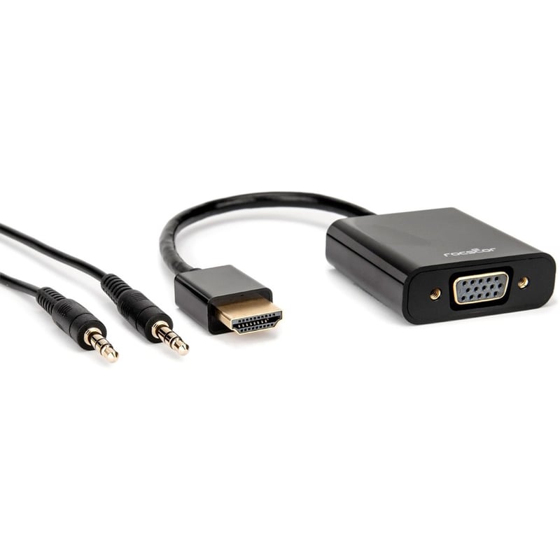 Rocstor Premium HDMI to VGA + 3.5mm Audio Adapter - Thumbnail 4
