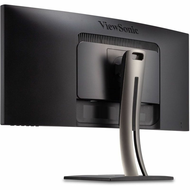 ViewSonic ColorPro VP3456a - 34" 21:9 Curved UWQHD Monitor with 75Hz, FreeSync, 100W USB C, RJ45, sRGB - 400 cd/m