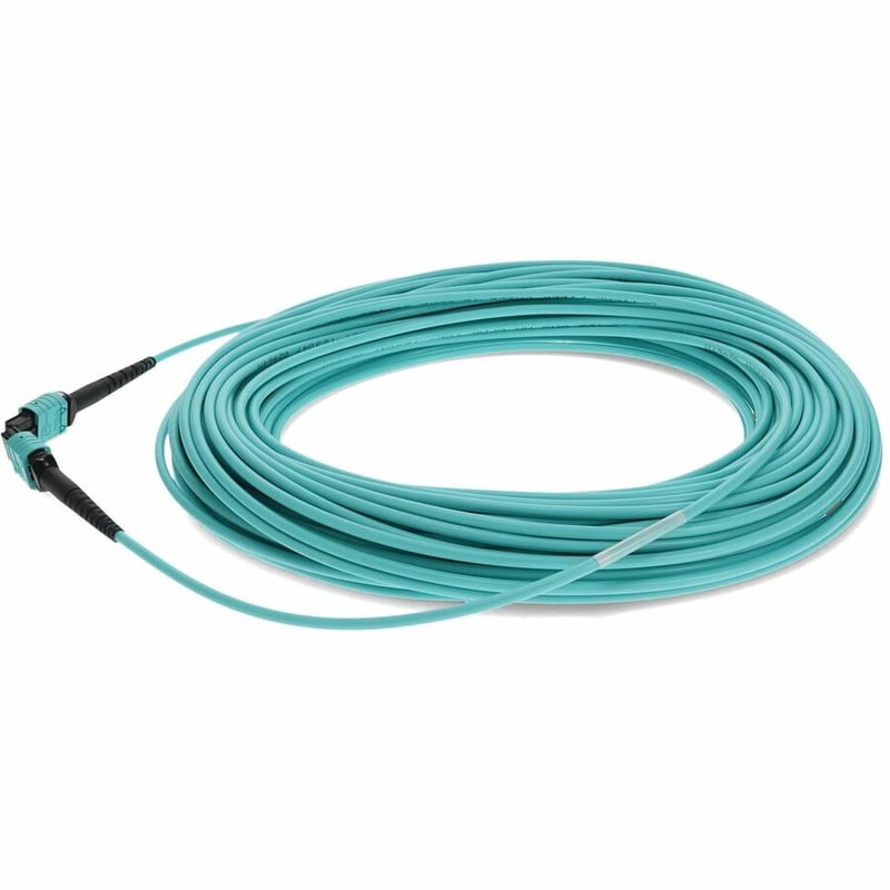 12M MPO F/F PATCH CABLE 12M AQUA 12-STRAND OFNR MMF LOMM - Thumbnail 2