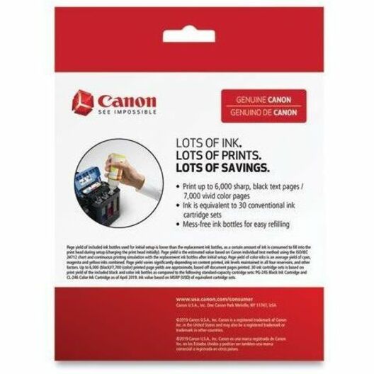 Canon GI-290 CMY Ink Bottle Value Pack - Thumbnail 2