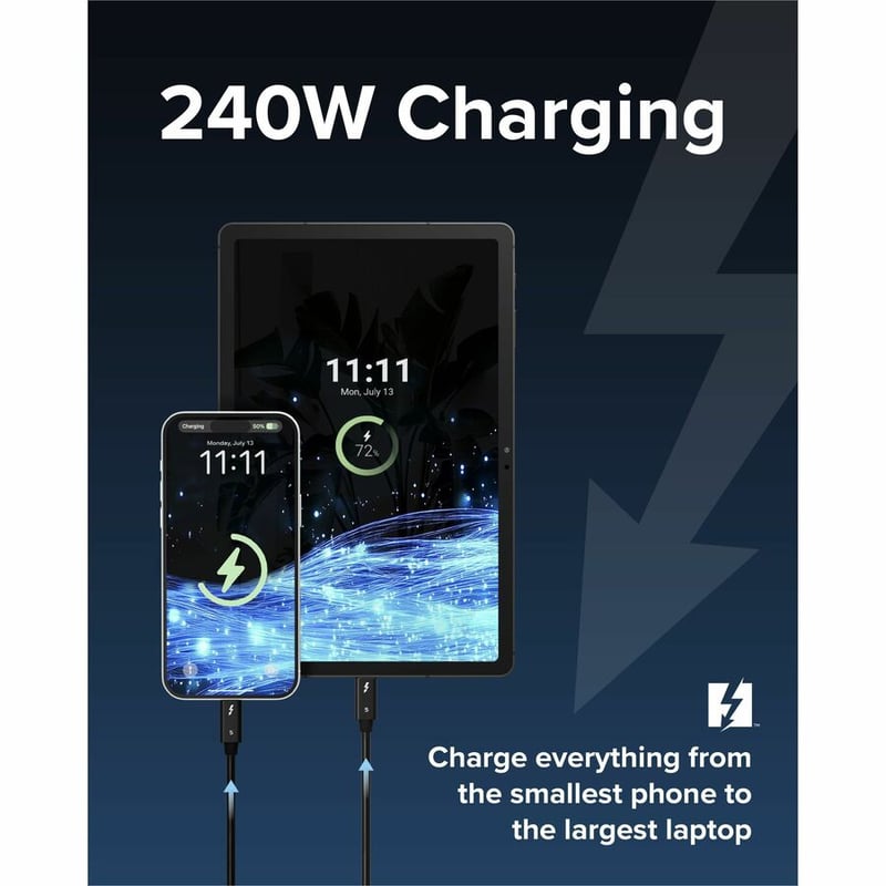 PLUGABLE THUNDERBOLT 5 80GBPS 240W CABLE - Thumbnail 4