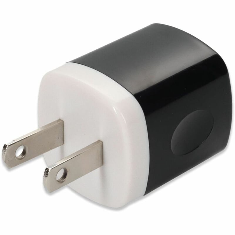 Wall Charger 1X 2USB-A 2.0 5v 1.5A, Black - Thumbnail 3