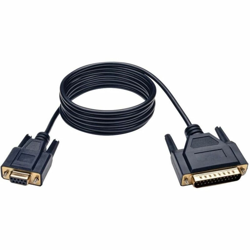 Tripp Lite by Eaton Null Modem Serial DB9 Serial Cable (DB9 to DB25 F/M) 6 ft. (1.83 m) - Thumbnail 1