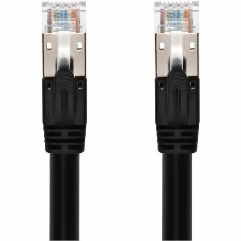 MONOPRICE CAT6A 3FT BLACK POE PATCH CABLE_ 100W_ POE ++ (IEEE 802.3AF/AT/BT)_ UT - Thumbnail 2